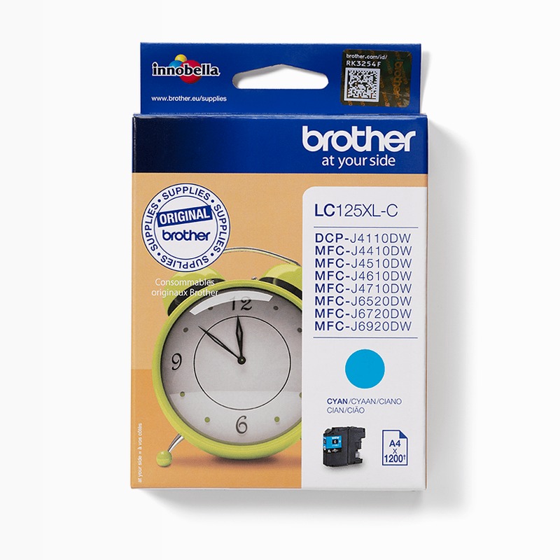 Cartuccia di Inchiostro Ciano Original Brother LC125XLC