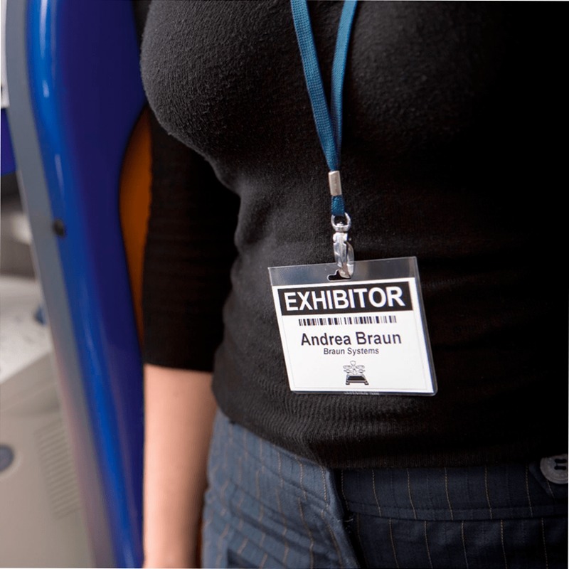 Stampa badge visitatori con Brother QL-820NWBVM Bluetooth