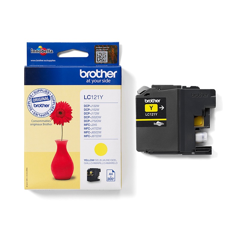 Cartuccia inchiostro giallo LC121Y per Brother