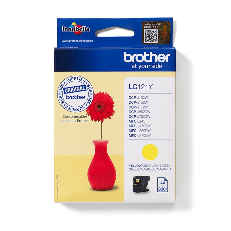 Cartuccia inchiostro giallo LC121Y per Brother