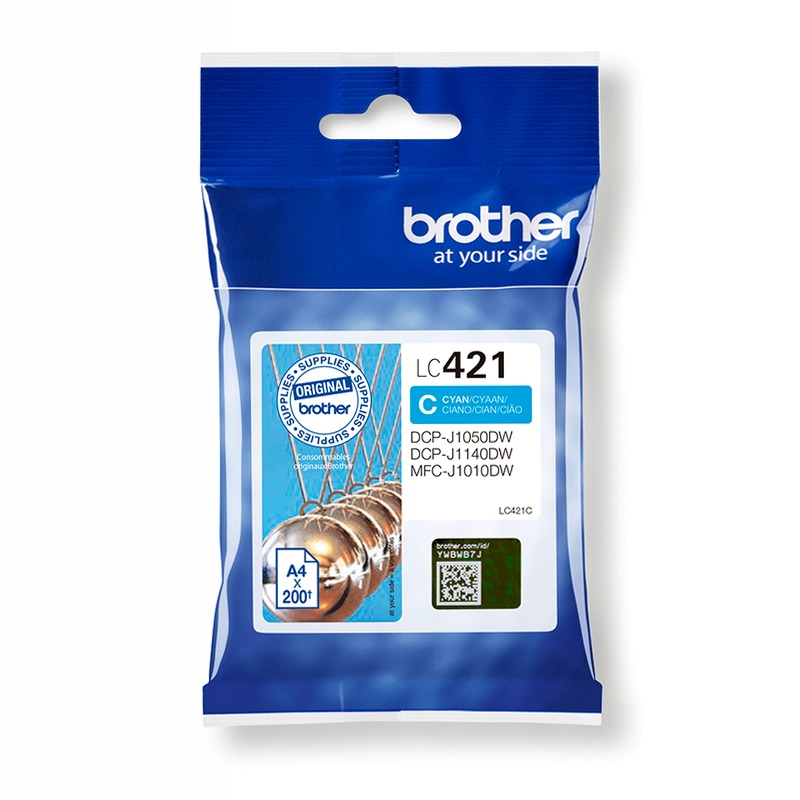 Cartuccia inchiostro ciano Brother LC421C