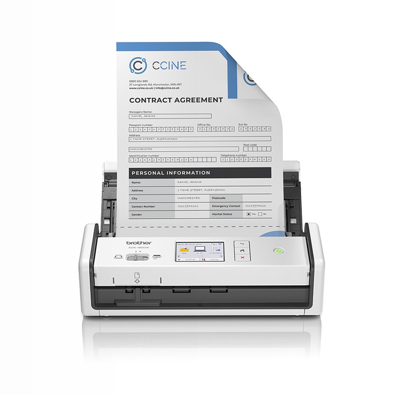Brother ADS-1800W: Scanner Portatile e Wireless