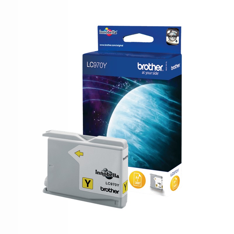 Cartuccia d'inchiostro giallo Brother LC970Y
