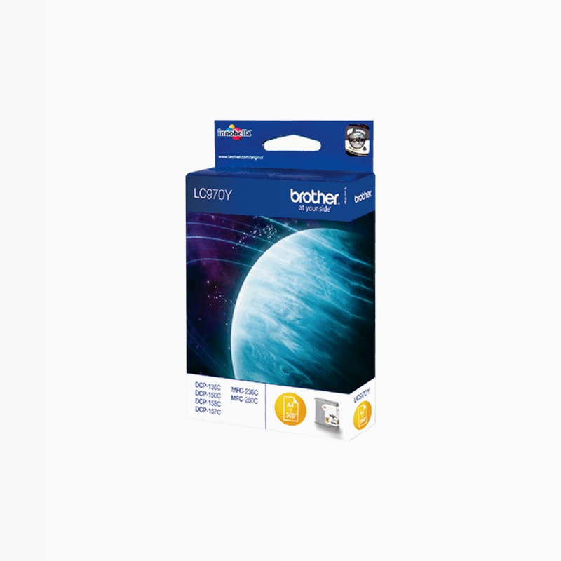 Cartuccia d'inchiostro giallo Brother LC970Y