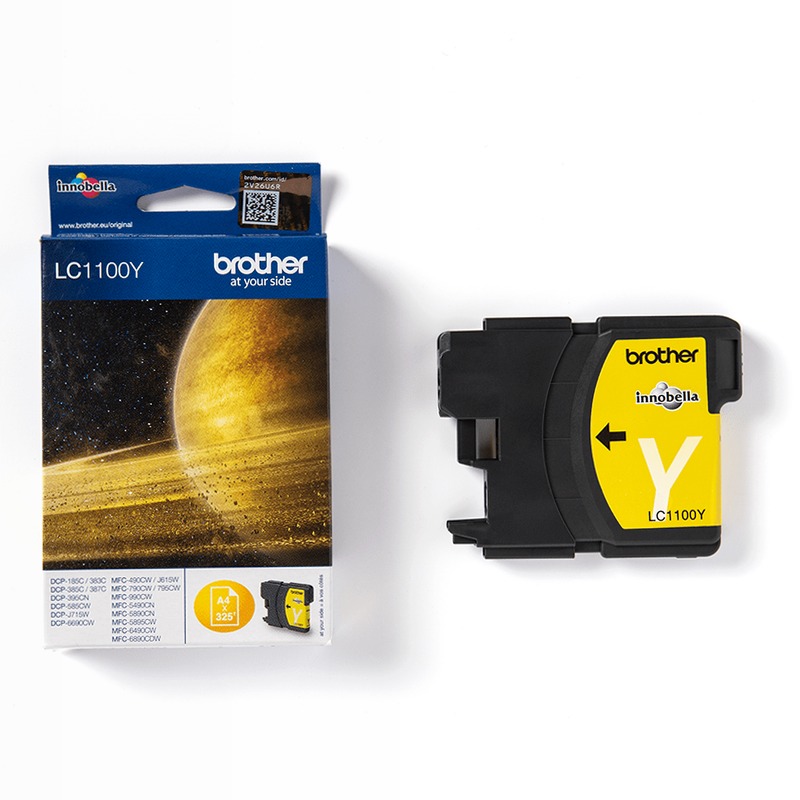 Cartuccia inchiostro giallo Brother LC1100Y