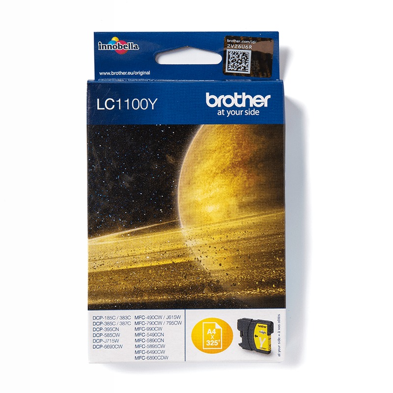Cartuccia inchiostro giallo Brother LC1100Y