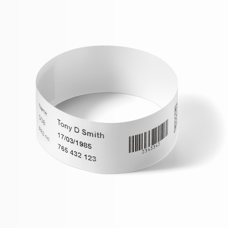 BWEAB279PW - Braccialetti per Identificazione Pazienti