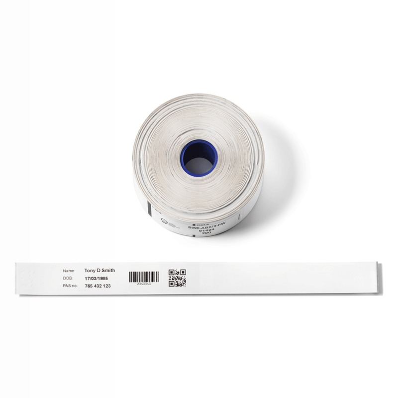 BWEAB279PW - Braccialetti per Identificazione Pazienti