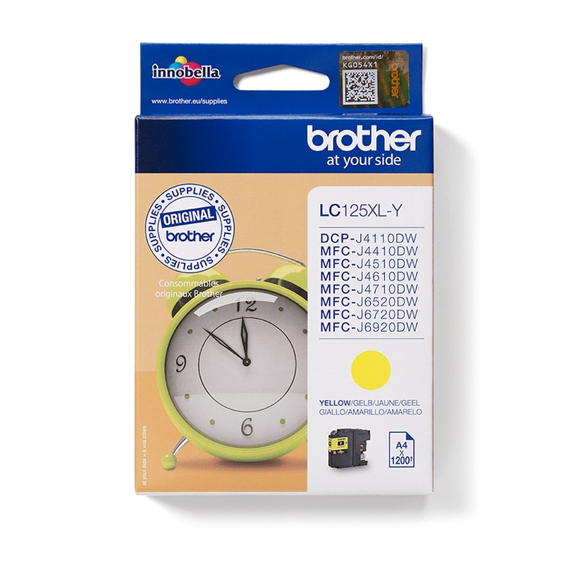 LC125XLY - Cartuccia Inchiostro Giallo Originale Brother