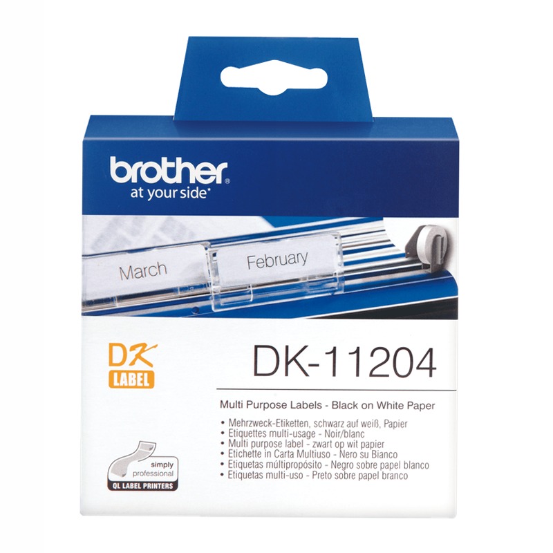 Etichette multiuso Brother DK11204