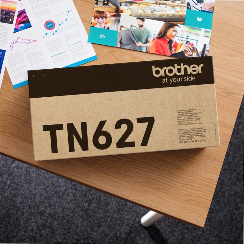 TN627C - Cartuccia Toner Ciano per Stampante Laser
