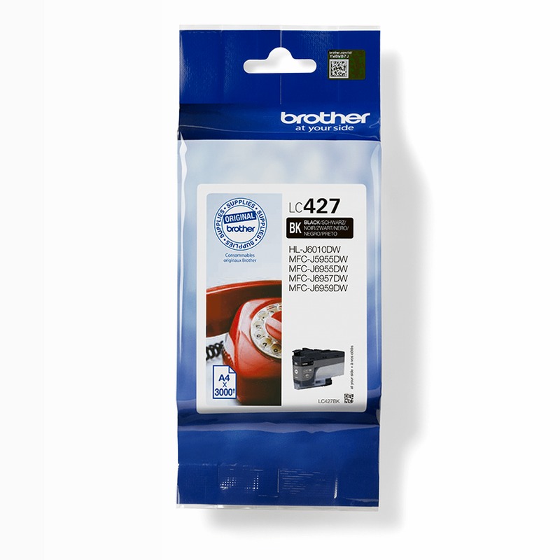 Cartuccia inchiostro nero Brother LC427BK