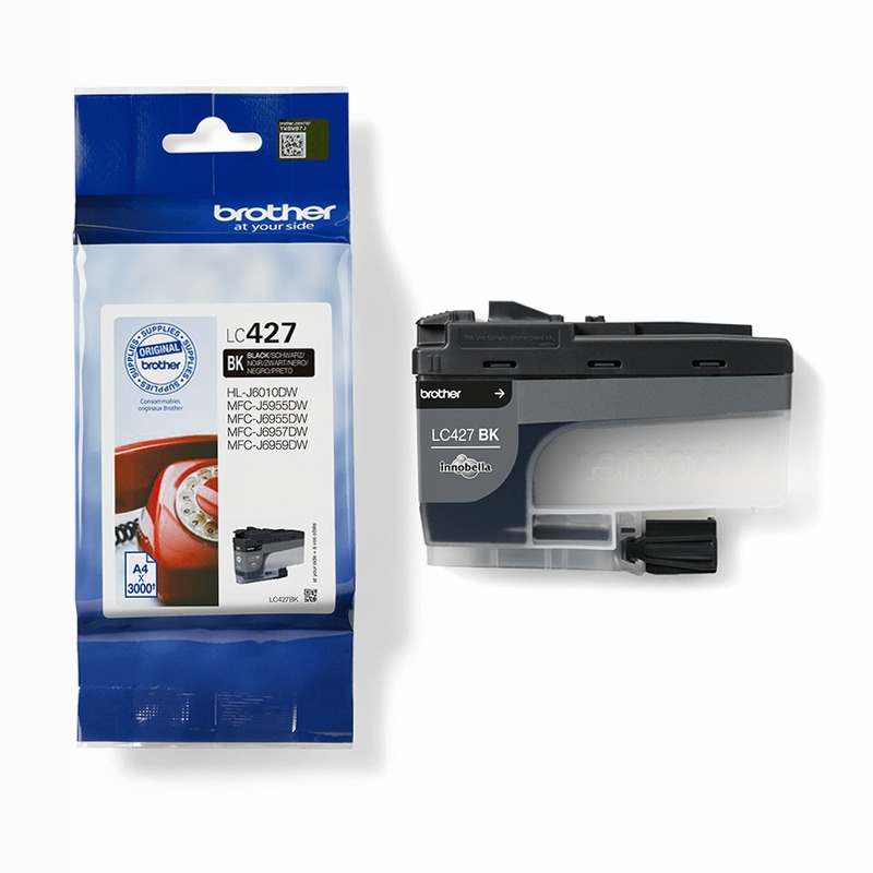 Cartuccia inchiostro nero Brother LC427BK