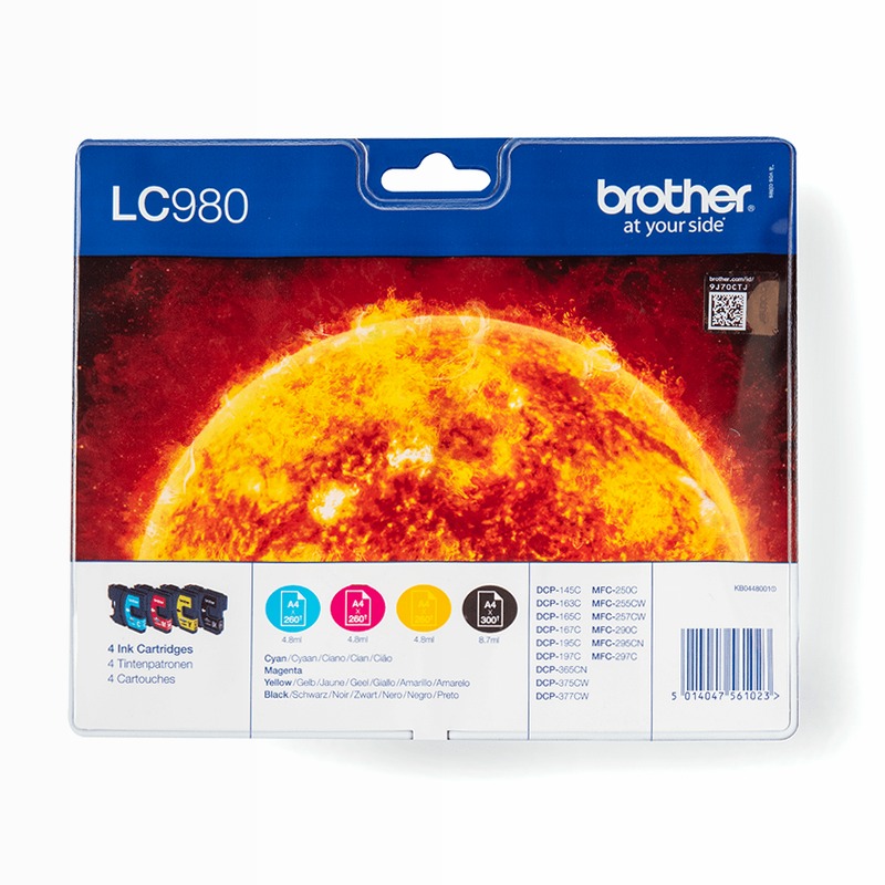 Cartucce d’inchiostro originali Brother LC980VALBP