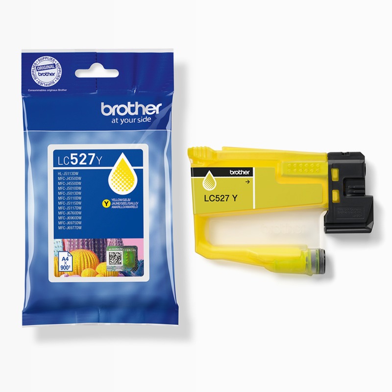 Cartuccia d'inchiostro giallo Brother LC527Y