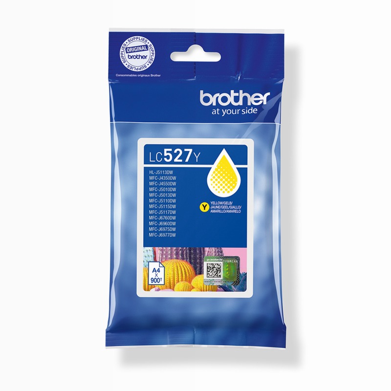 Cartuccia d'inchiostro giallo Brother LC527Y