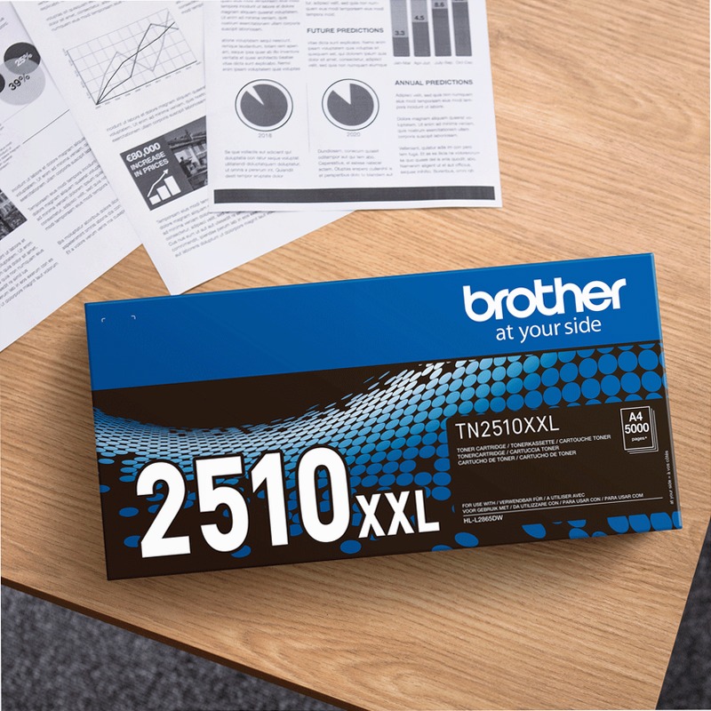 TN2510XL - Toner nero originale Brother