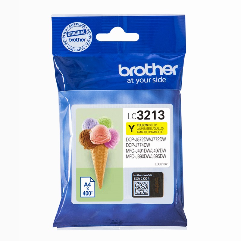 Cartuccia inchiostro giallo Brother LC3213Y