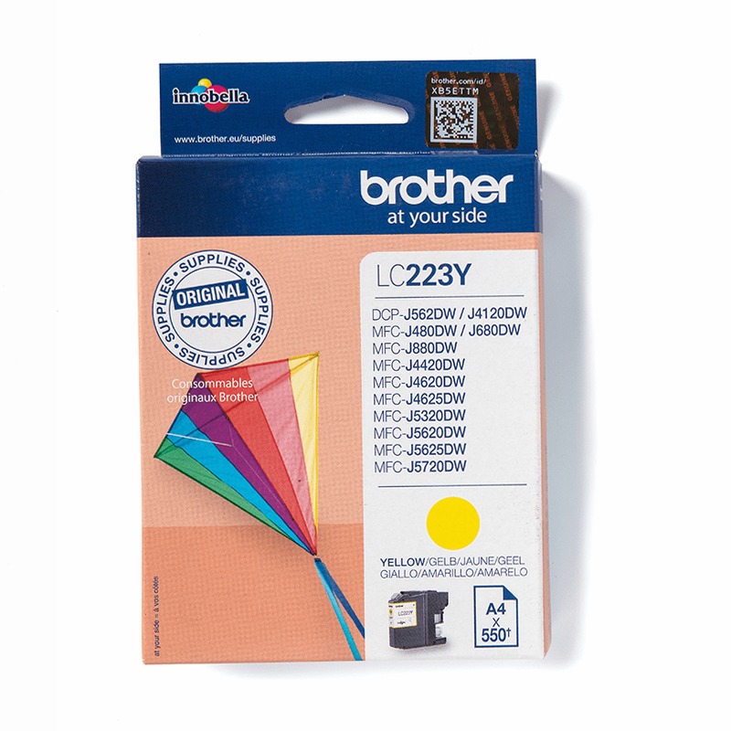 LC223Y - Cartuccia Inchiostro Giallo Originale Brother