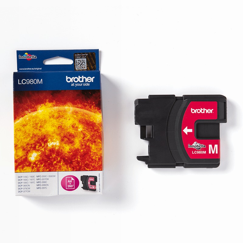 Cartuccia inchiostro magenta Brother LC980M