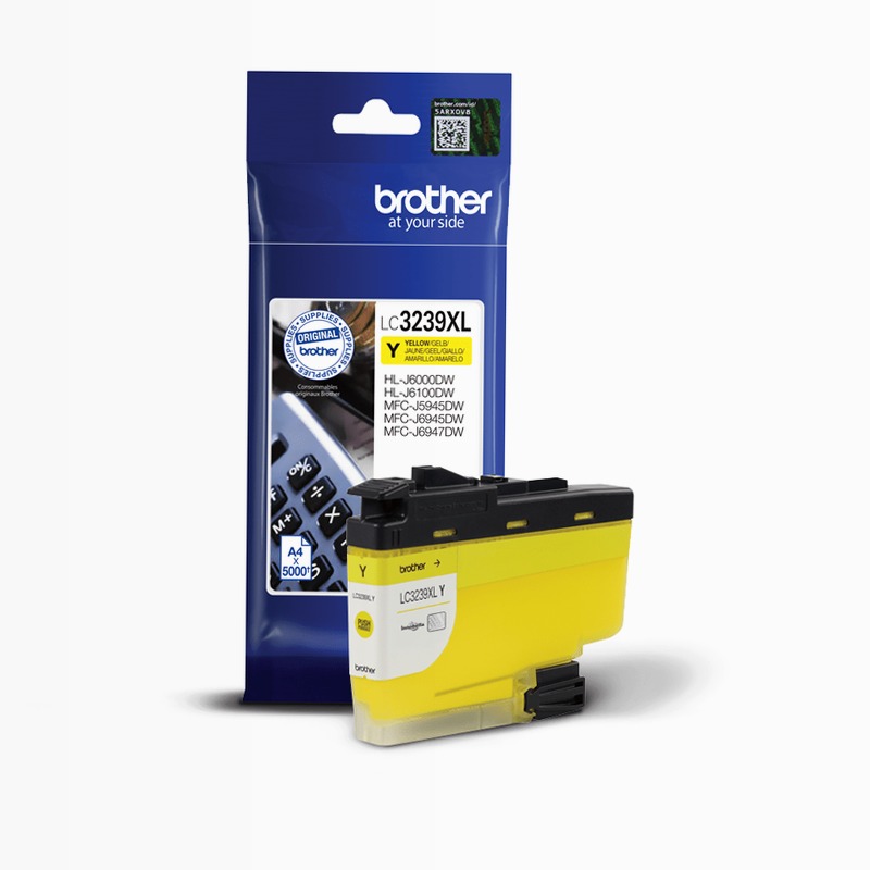 Cartuccia Inchiostro Giallo Originale Brother LC3239XLY