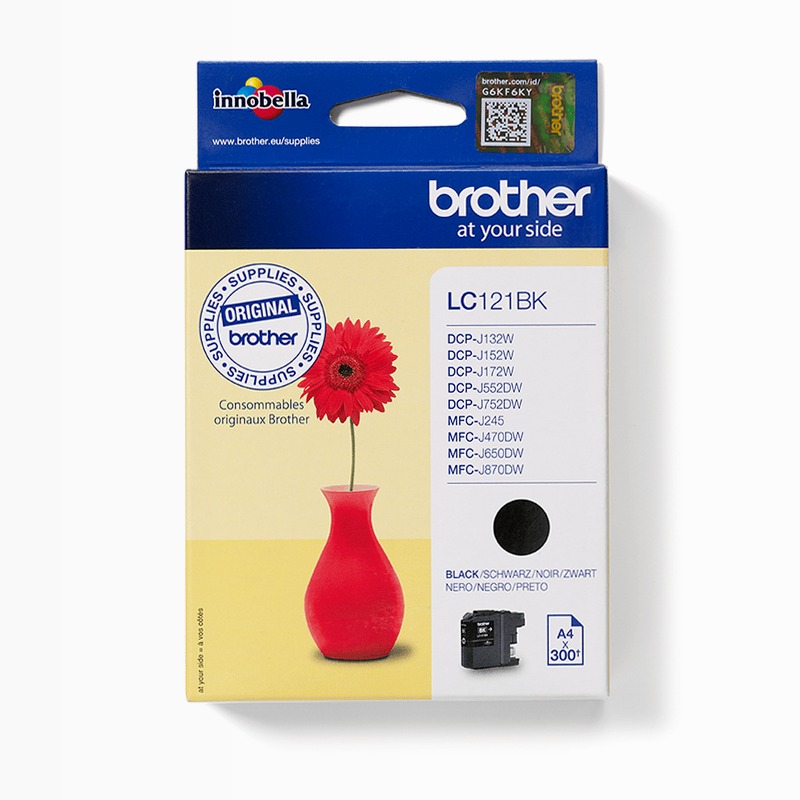 Cartuccia inchiostro nero LC121BK per Brother