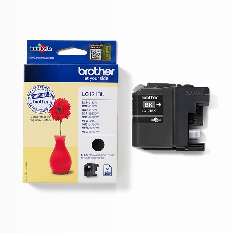 Cartuccia inchiostro nero LC121BK per Brother