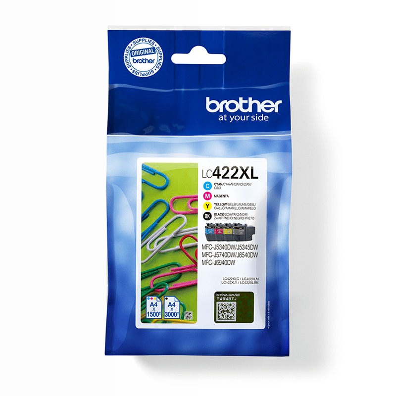 Cartucce d'inchiostro Brother LC422XLVAL