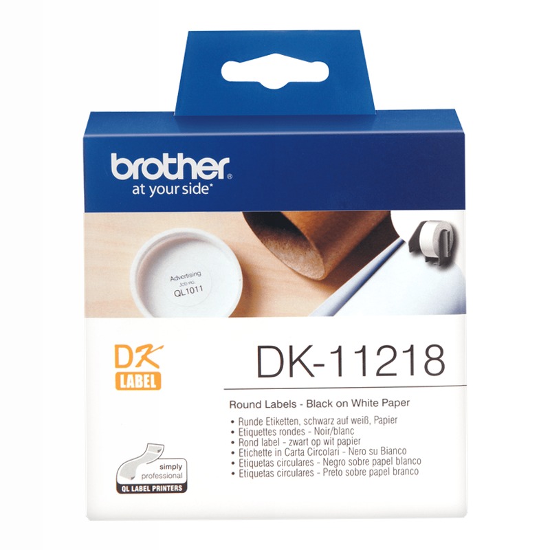 Etichette nero su bianco DK-11218 Brother