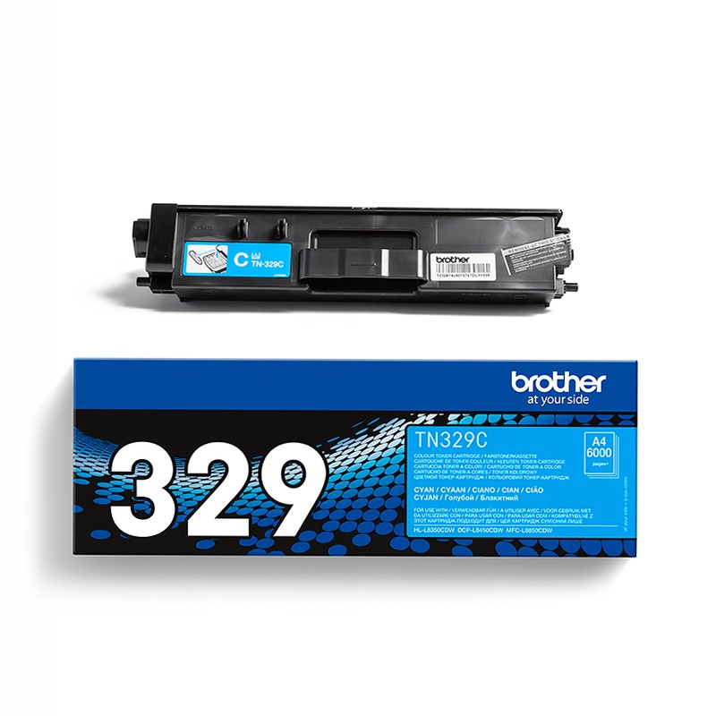 TN329C - Cartuccia Toner Ciano Originale