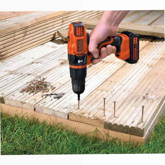 Trapano/Avvitatore a percussione 14.4V Litio in valigetta