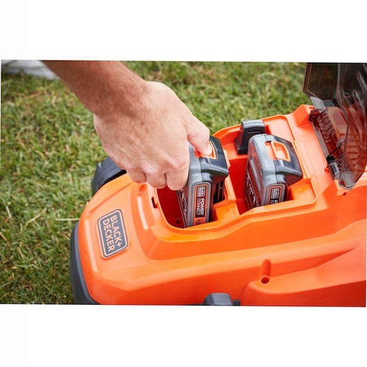 Rasaerba a Batteria 18V con 2 Batterie 18V 2.5Ah