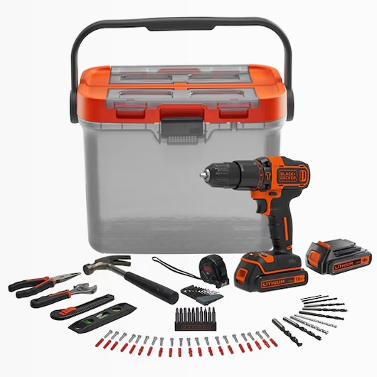Trapano avvitatore a percussione 18V BLACK+DECKER