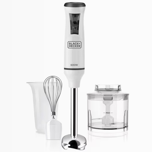 Frullatore a immersione 600W BLACK+DECKER Acciaio