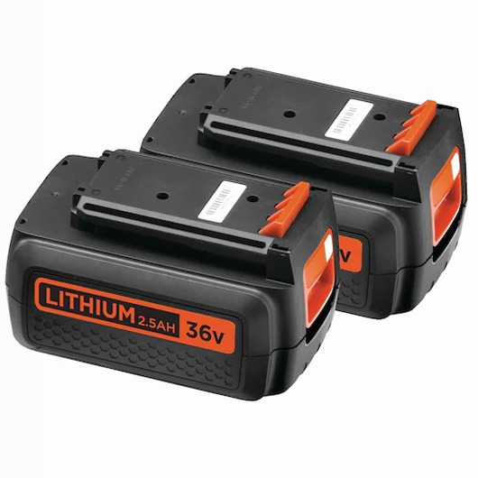 Rasaerba 36V Litio 2.0Ah con 2 Batterie - BLACK+DECKER
