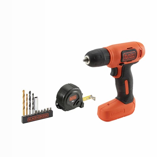 Trapano/Avvitatore 7.2V Litio - Regalo con 11 Accessori
