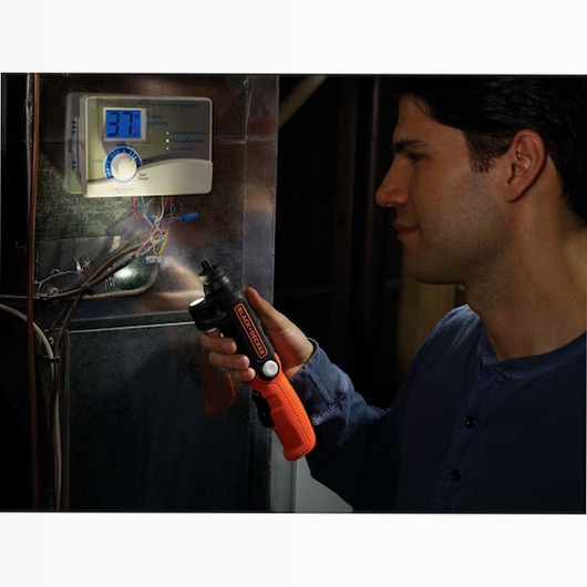 Svitavvita 3.6V Litio con Impugnatura Orientabile e Torcia LED