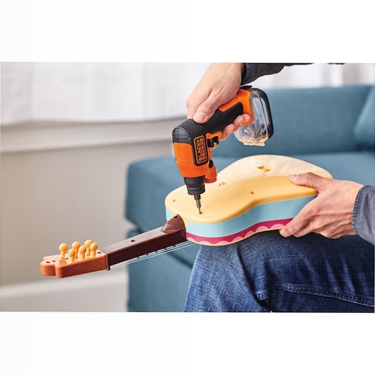 Svitavvita 3.6V Litio con base portainserti e torcia integrata