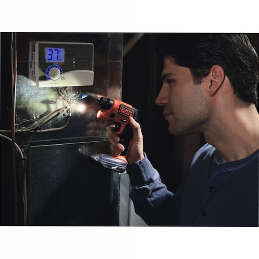 Svitavvita 3.6V Litio con base portainserti e torcia integrata