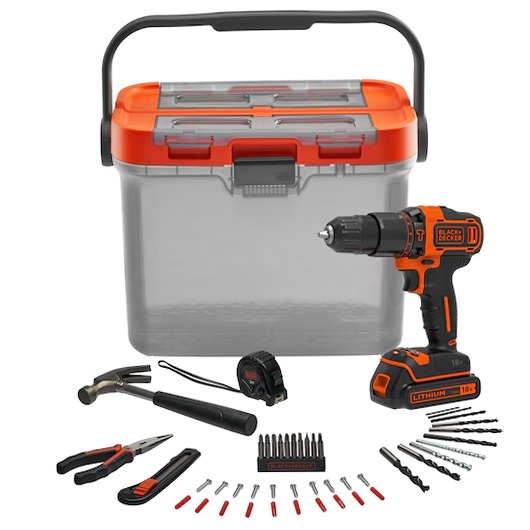 Trapano avvitatore a percussione 18V BLACK+DECKER