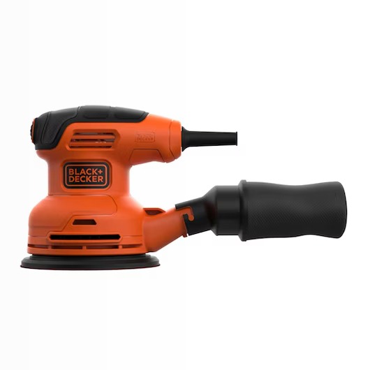 Levigatrice elettrica (200W) multifunzione 4 in 1 con 2 basi orbitali, accessorio per levigatura a dito e fogli abrasivi | BLACK+DECKER