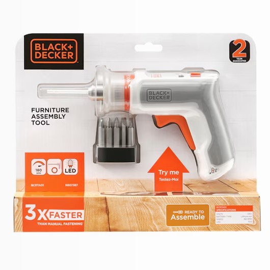 BLACK+DECKER HEXDRIVER™ 3.6V Svitavvita per mobili