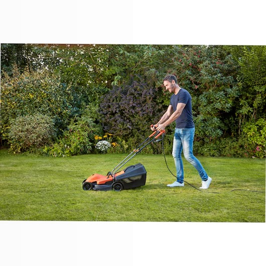 Rasaerba a filo 1200W 32cm impugnatura Bike
