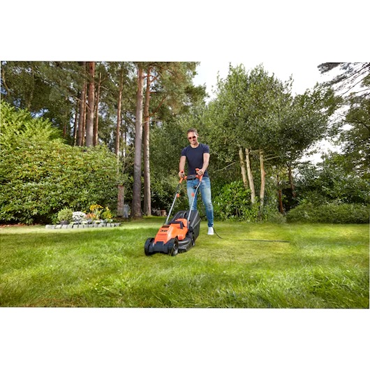 Rasaerba a filo 1200W 32cm impugnatura Bike