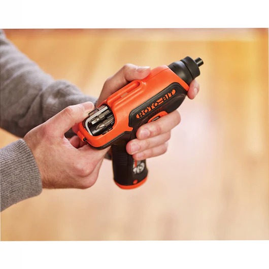 Svitavvita 3.6V Litio con portainserti "revolver" in scatola metallica