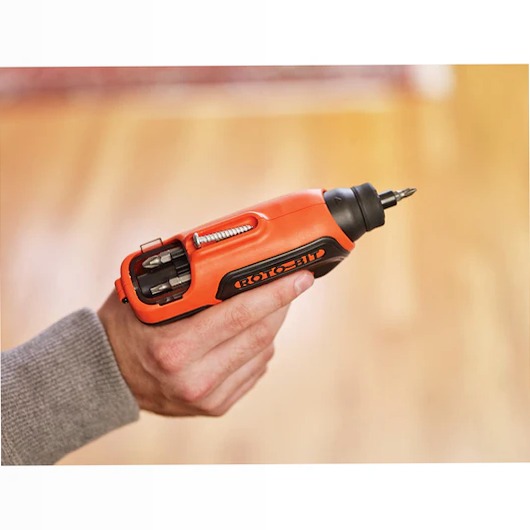 Svitavvita 3.6V Litio con portainserti "revolver" in scatola metallica