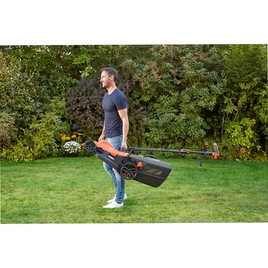 Rasaerba a filo 1800W, 42cm con impugnatura EasySteer™