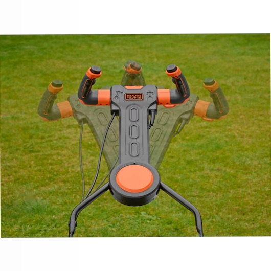 Rasaerba a filo 1400W, 34cm con impugnatura EasySteer