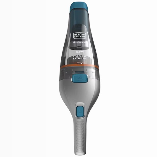 7.2V Lithium-ion Cordless Dustbuster® Hand Vacuum + Accessories 7.2lt Nero