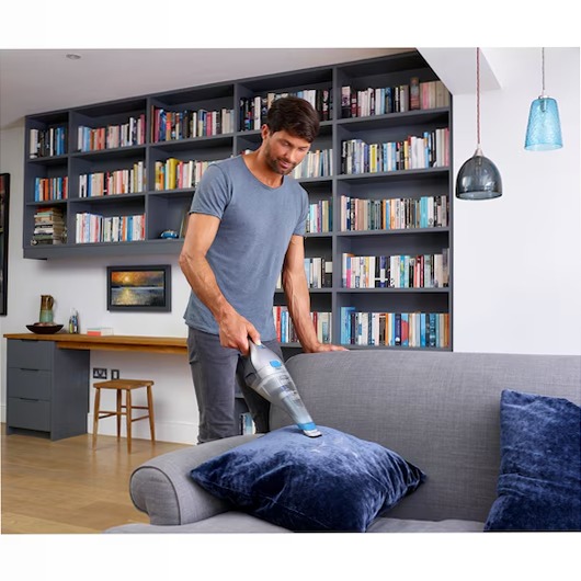 7.2V Lithium-ion Cordless Dustbuster® Hand Vacuum + Accessories 7.2lt Nero